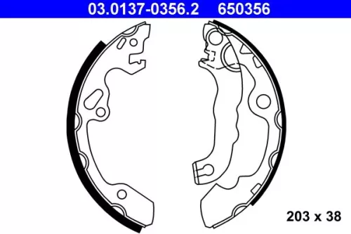 Remblokkenset ATE 03.0137-0356.2)