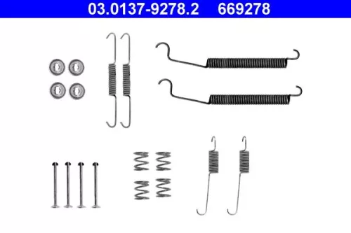 Accessoirekit, remschoenen ATE 03.0137-9278.2)