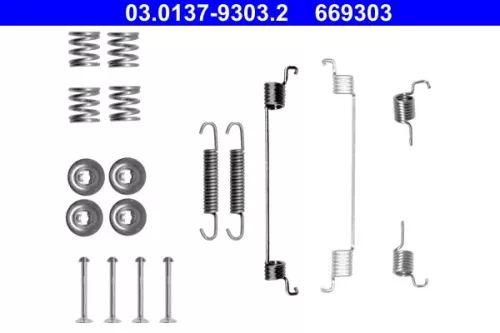 Accessoirekit, remschoenen ATE 03.0137-9303.2)