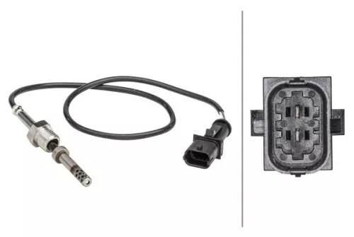 Sensor, uitlaatgastemperatuur HELLA 6PT 358 181-191)
