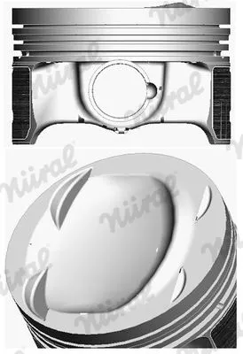 Zuiger NÜRAL 87-429907-00)
