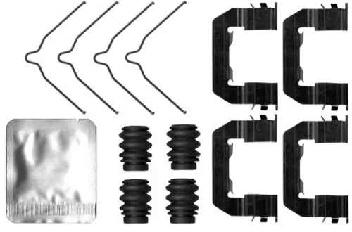 Accessoirekit, schijfremblokken TEXTAR 82554100)