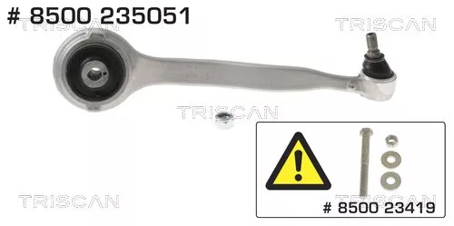 Draagarm/achterwielophanging TRISCAN 8500 235051)