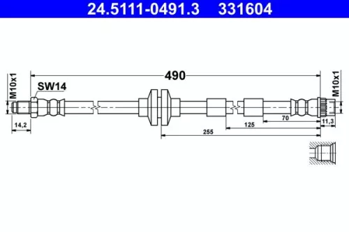 Remslang ATE 24.5111-0491.3)