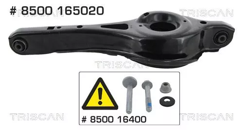 Draagarm/achterwielophanging TRISCAN 8500 165020)