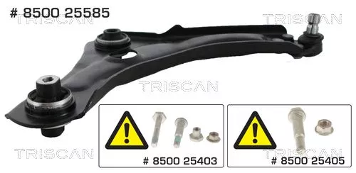 Control/Trailing Arm, wheel suspension TRISCAN 8500 25585)