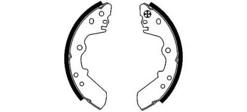 Brake Shoe Set TEXTAR 91045100)