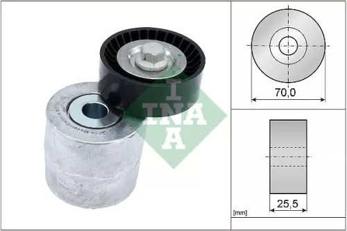 Riemspanner, V-geribbelde riem Schaeffler INA 534 0715 10)