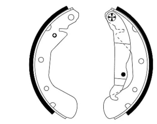 Brake Shoe Set TEXTAR 91044900)