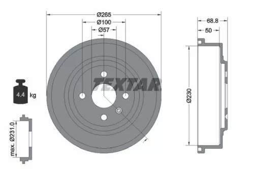 Remtrommel TEXTAR 94031500)