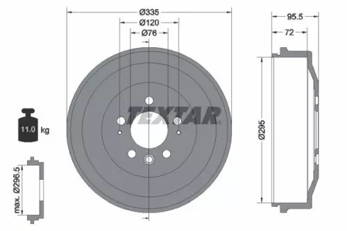 Remtrommel TEXTAR 94043900)