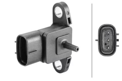 Sensor, druk in het inlaatspruitstuk HELLA 6PP 358 152-371)