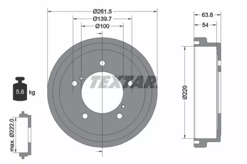Remtrommel TEXTAR 94037800)
