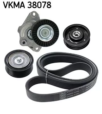 V-geribbelde riemset SKF VKMA 38078)
