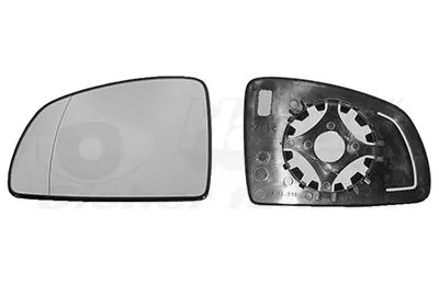 Spiegelglas, buitenspiegel VAN WEZEL 3781831)
