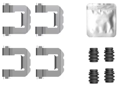 Accessoirekit, schijfremblokken TEXTAR 82557700)
