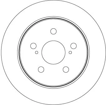 Remschijf TRW DF8335)