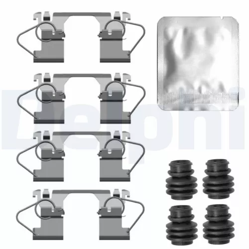 Accessoirekit, schijfremblokken DELPHI LX0744)