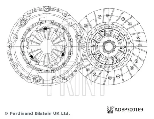 Clutch Kit BLUE PRINT ADBP300169)