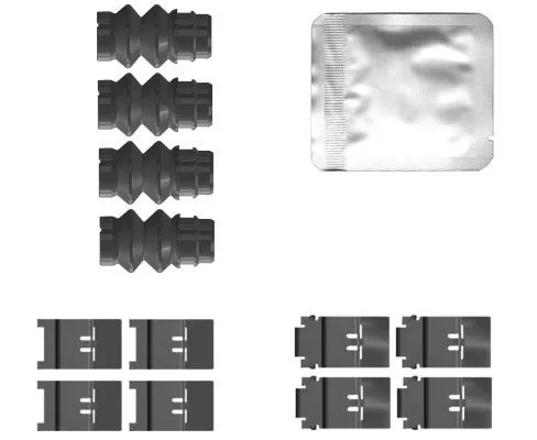 Accessoirekit, schijfremblokken TEXTAR 82559200)