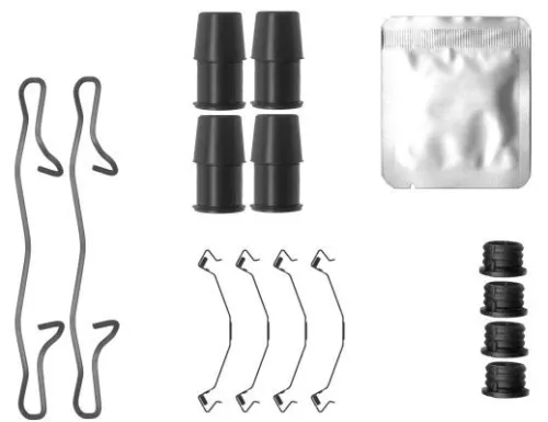 Accessoirekit, schijfremblokken TEXTAR 82560000)