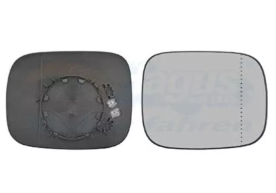 Spiegelglas, buitenspiegel VAN WEZEL 5938836)