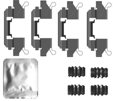 Accessoirekit, schijfremblokken TEXTAR 82556400)