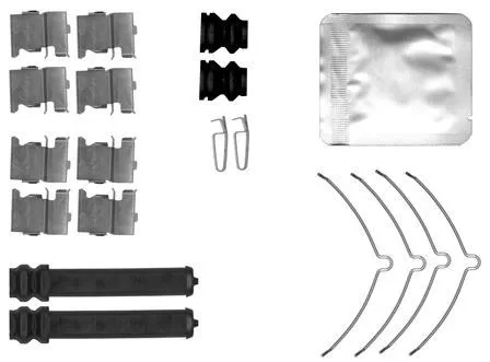 Accessoirekit, schijfremblokken TEXTAR 82561300)