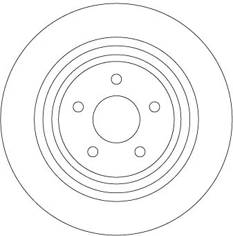 Remschijf TRW DF6976)