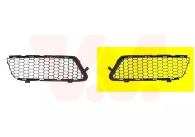 Ventilatierooster, bumper VAN WEZEL 0160591)