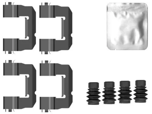 Accessoirekit, schijfremblokken TEXTAR 82560200)