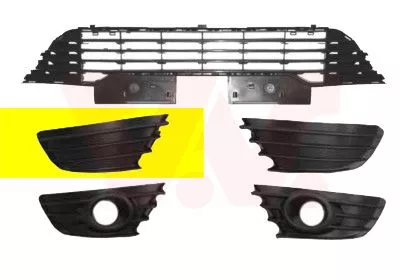 Ventilatierooster, bumper VAN WEZEL 0970592)