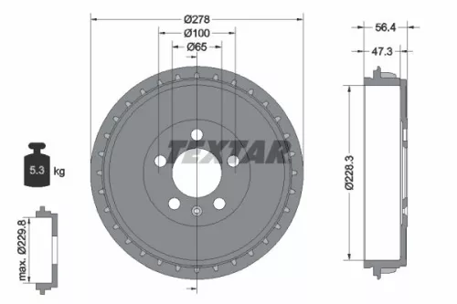 Remtrommel TEXTAR 94046300)