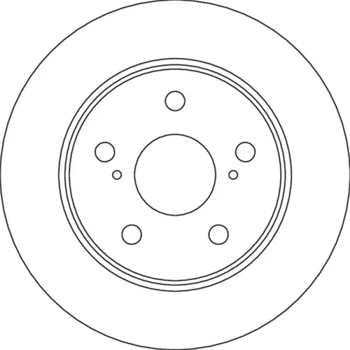 Remschijf TRW DF6773)