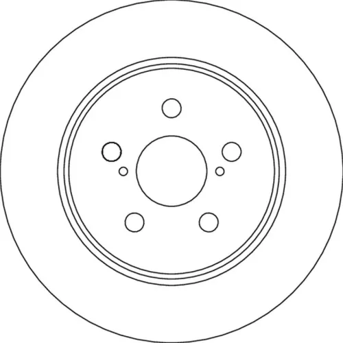 Remschijf TRW DF6828)