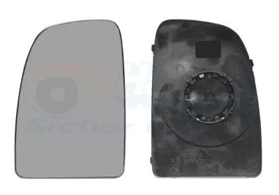 Mirror Glass, exterior mirror VAN WEZEL 1651833)