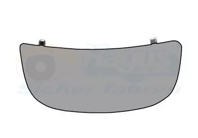 Mirror Glass, exterior mirror VAN WEZEL 4394833)