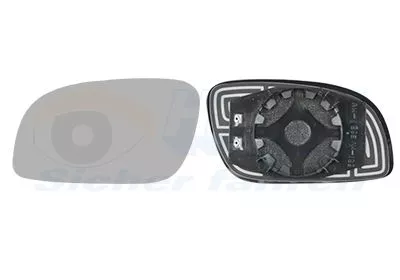 Spiegelglas, buitenspiegel VAN WEZEL 5856837)