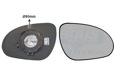 Spiegelglas, buitenspiegel VAN WEZEL 8207836)
