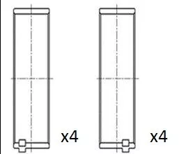 Drijfstanglager FAI AutoParts BB2053-STD)