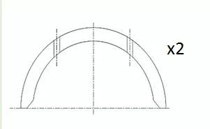 Drukring, krukas FAI AutoParts BT3010-STD)