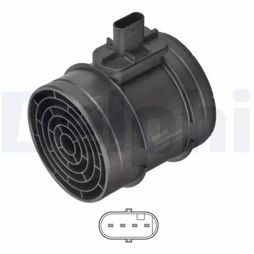 Luchtmassastroomsensor DELPHI AF10724-12B1)