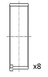 Drijfstanglager FAI AutoParts BB2054-STD)