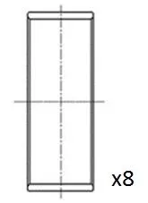 Drijfstanglager FAI AutoParts BB2056-050)