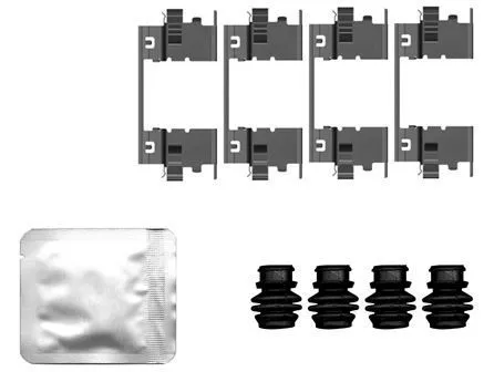 Accessoirekit, schijfremblokken TEXTAR 82558700)