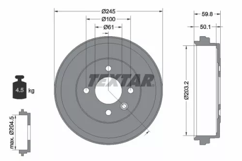 Remtrommel TEXTAR 94047900)