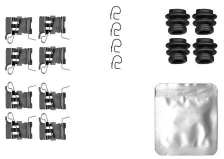 Accessoirekit, schijfremblokken TEXTAR 82562300)