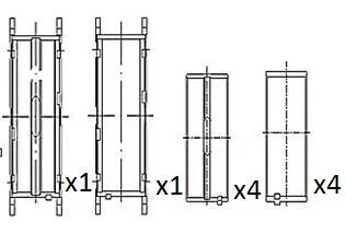 Krukaslager FAI AutoParts BM1055-STD)