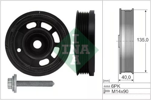 Riempoelieset, krukas Schaeffler INA 544 0172 20)