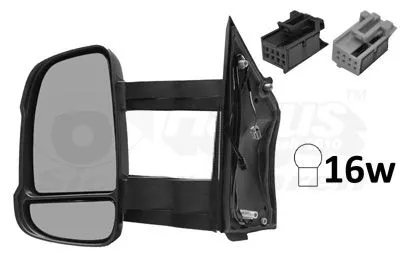 Exterior Mirror VAN WEZEL 1651825)